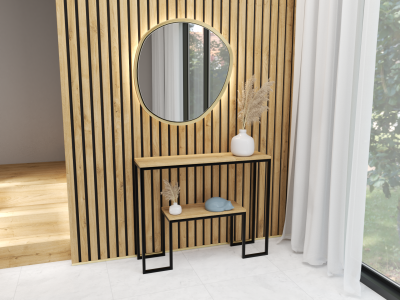 KONSOLA LOFT SIRRA Z PÓŁKĄ