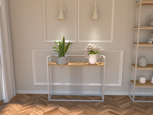 konsola stalowa z prętami z półką dowolny wymiar stalowa industrialna nowoczesna producent