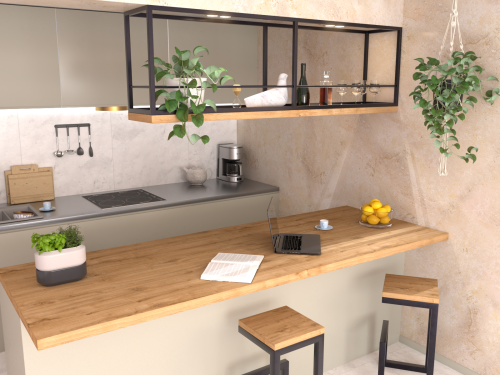 półka nad wyspe wisząca do sufitu fiona reling z relingiem lofterno dowolny wymiar poznan producent .png