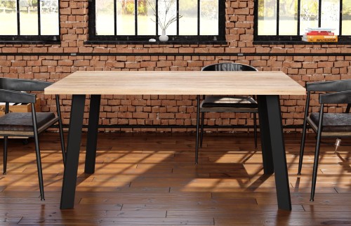 Stol industrialny fossil biuro konferencyjny metal stal lawa loft Poznań producent.jpg