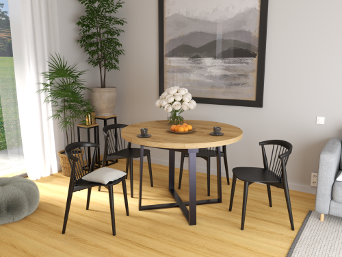 stół jadalniany konferencyjny rozkładany duży industrialny lizard loft każdy wymiar producent poznań dowolny wymiar