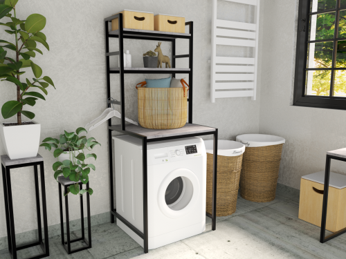 regał industrialny nad pralkę półki zabudowa pralki zadar loft każdy wymiar producent poznań.jpg