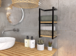 WIESZAK DO ŁAZIENKI ALMERIA Z PÓŁKAMI