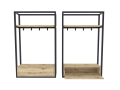 Wieszak do przedpokoju nowoczesny industrialny szafka wieszaki loft stalowy metalowy dąb artisan dowolny wymiar poznań producent